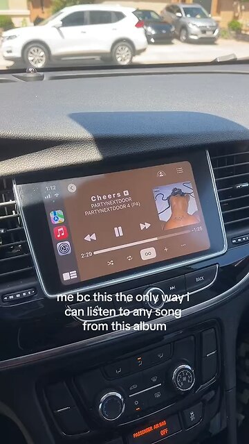 I can’t listen with the album cover