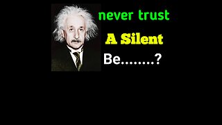 Never trust a silent Because... #motivation #lifequtoes