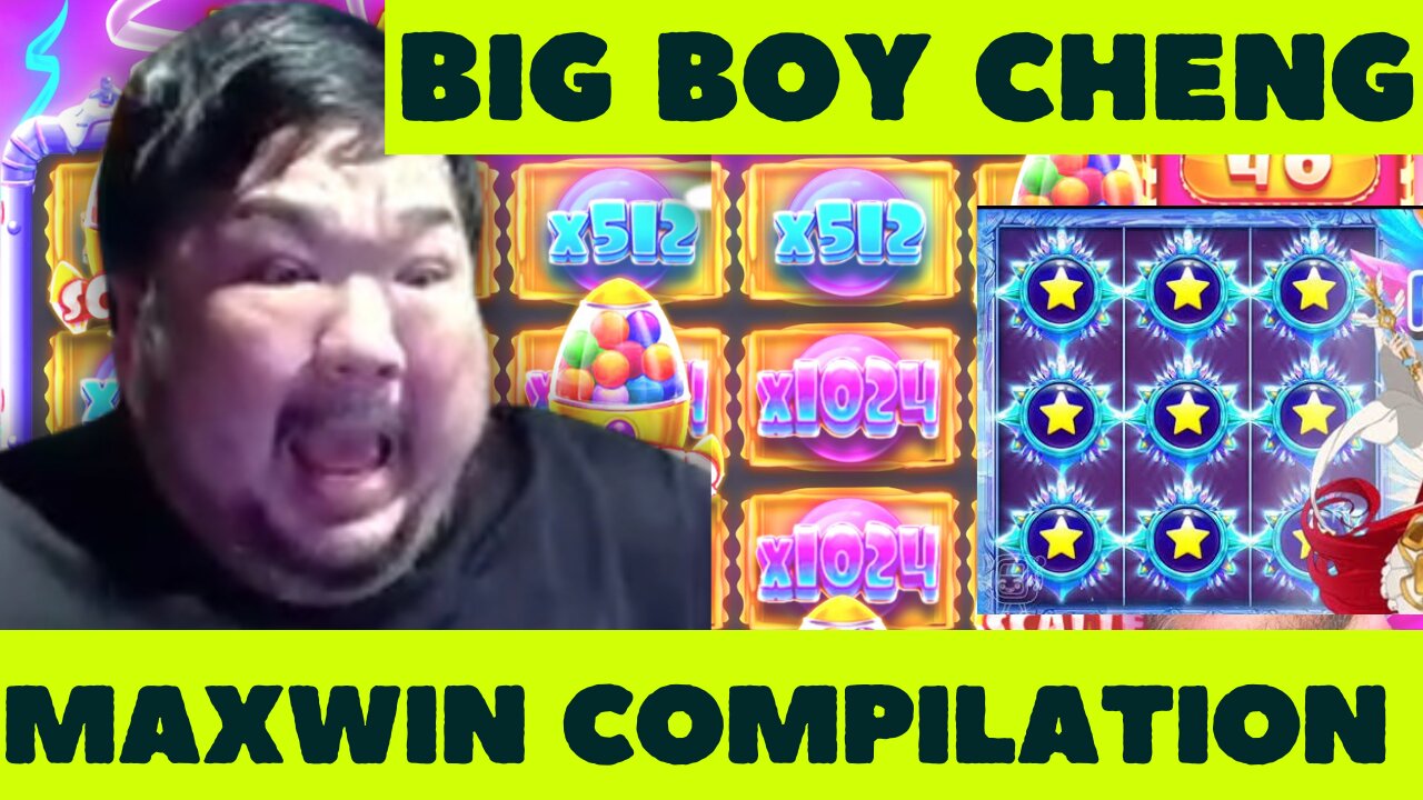 BIG BOY CHENG MAXWIN COMPILATION! BIGGEST SLOT WINS OF 2024! #maxwin #pragmatic #slot