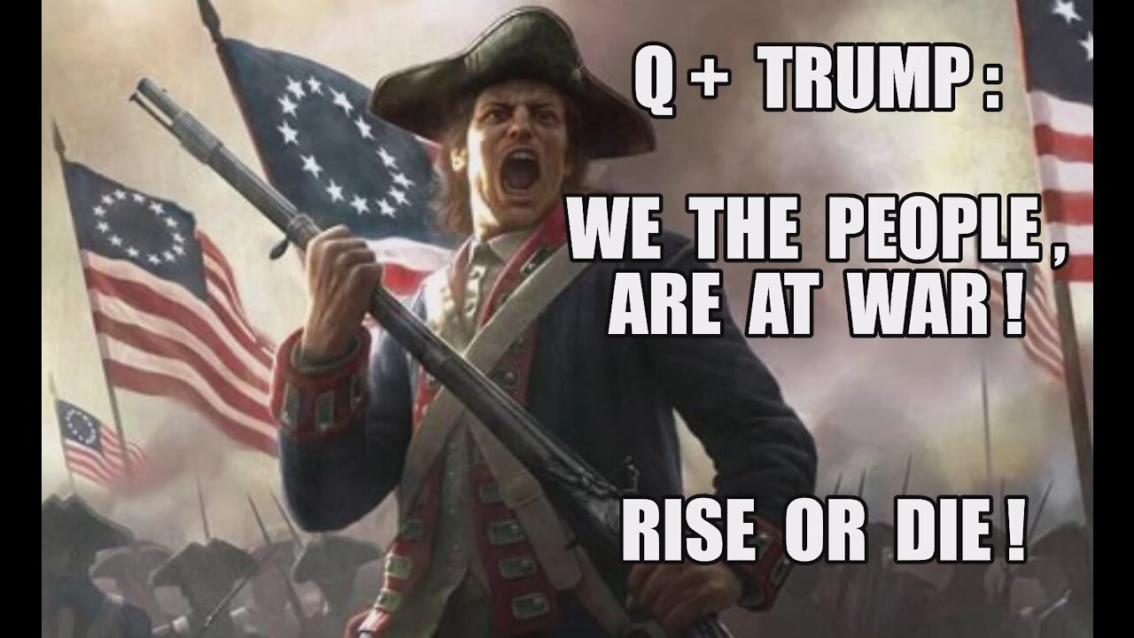 Q+ Trump "PA MI WI Audits NEXT" We The People Are At War! Rise Or Die! All Assets [F] & [D] Deployed