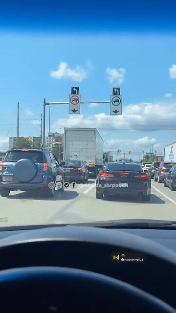 Dangerous Left Turn In Brampton