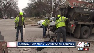 KCMO company steps in to help patch potholes