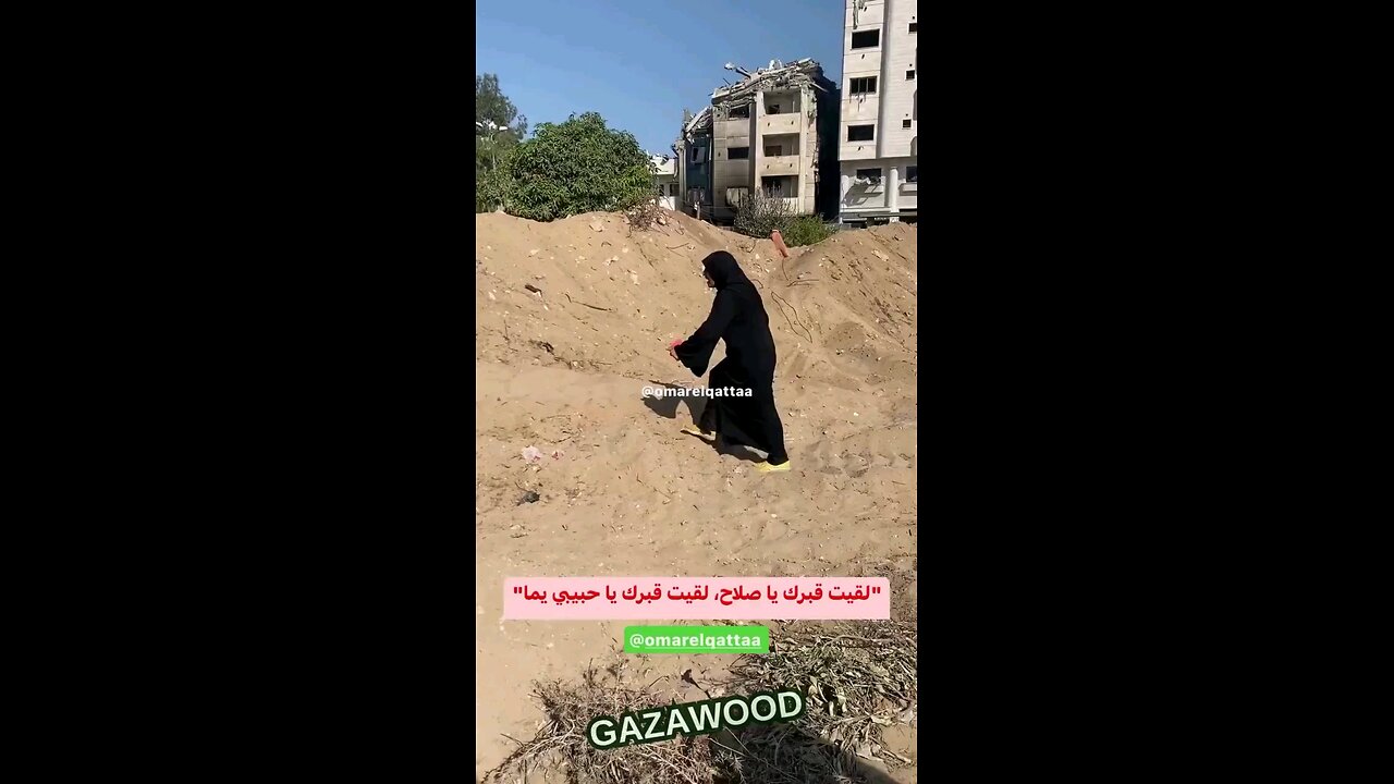 This poor Palestinian mother lost her Plywood?