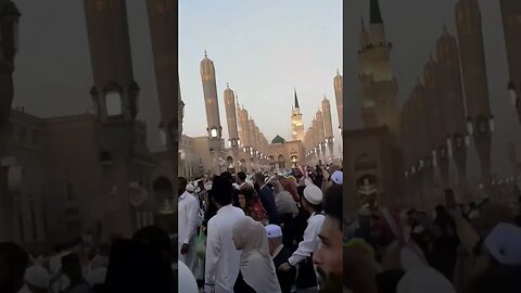 Beautiful evening in Masjid e Nabawi | Madina