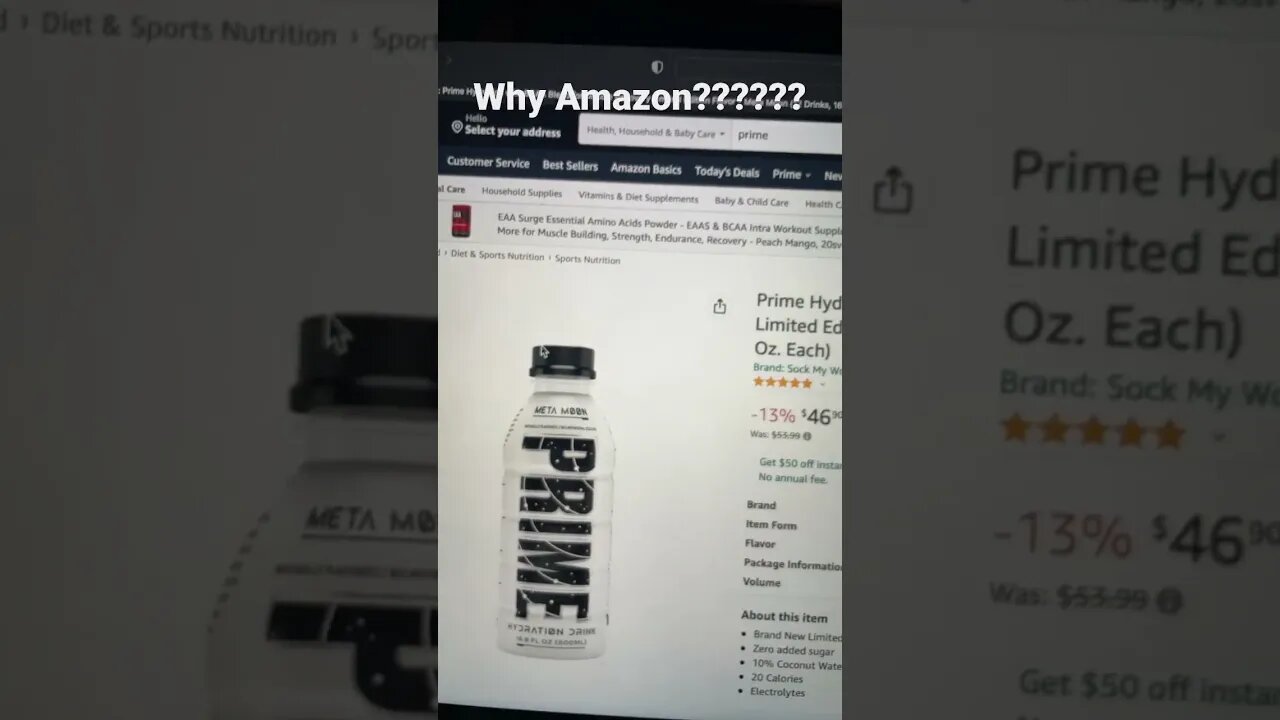 Amazon is desperate for money #prime #ksi #loganpaul #funny #shorts