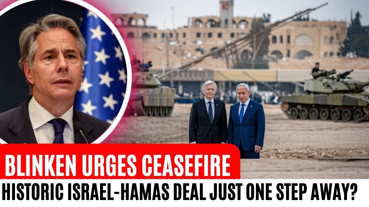 Blinken Urges Ceasefire: Is a Historic Israel-Hamas Deal Just One Step Away?