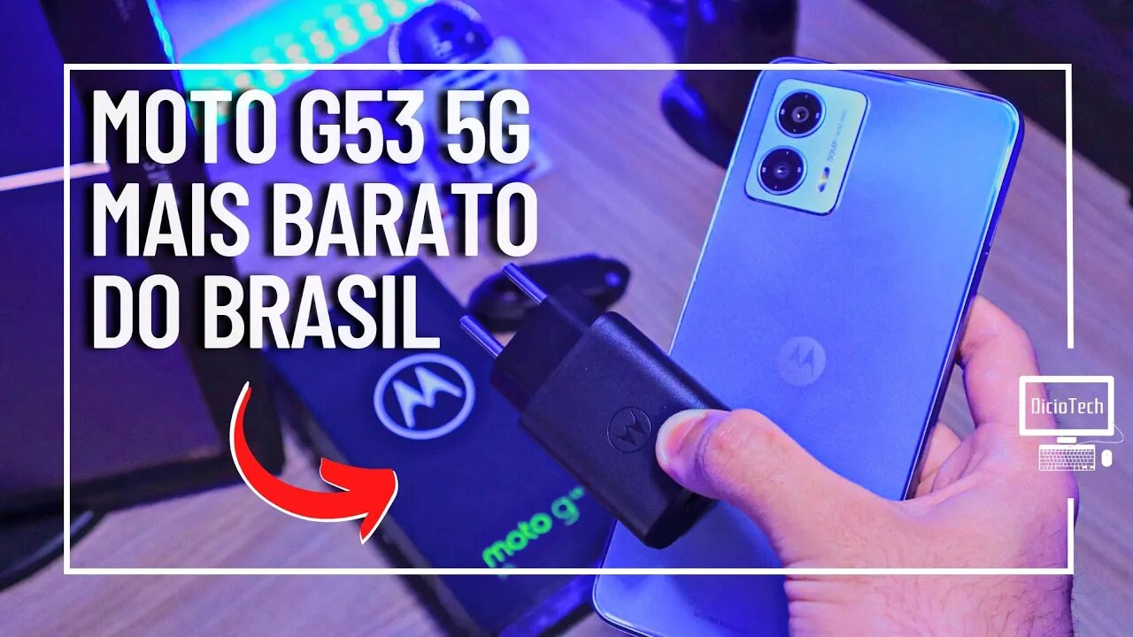 MOTO G53 5G VALE A PENA EM 2023?💸 | Unboxing e Primeiras Impressões