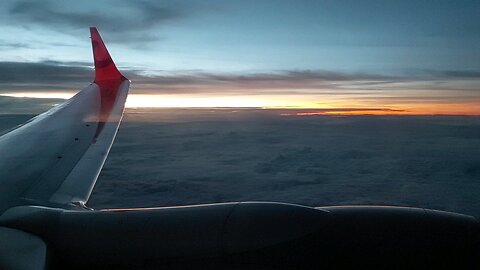 Boeing 737 MAX 8 PR-XMW on sunrise