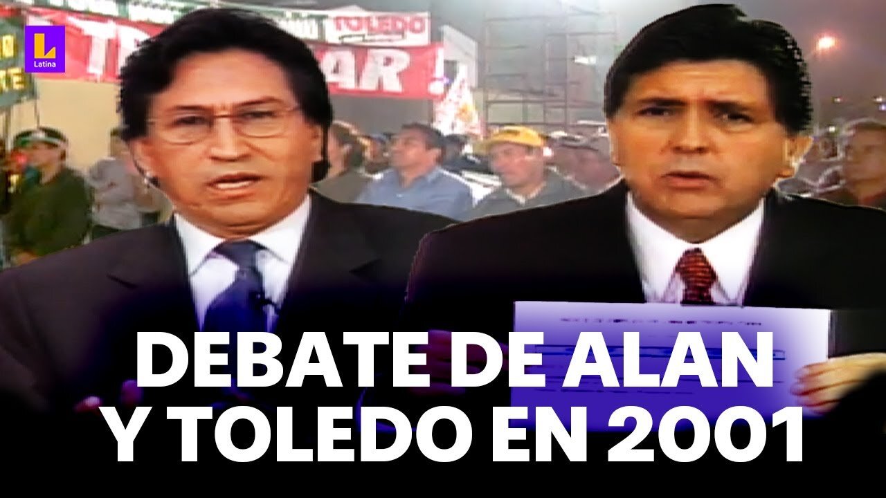 Debate del 2001 entre Alan García y Alejandro Toledo: Imágenes inéditas