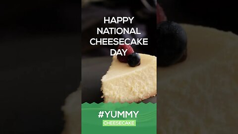 National Cheesecake Day