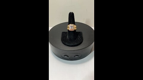 Mini-Vlog: Stop & Shop! Size 8 Rose-Gold-Toned Fashion Ring w/ Sparkling Clear Gemstones