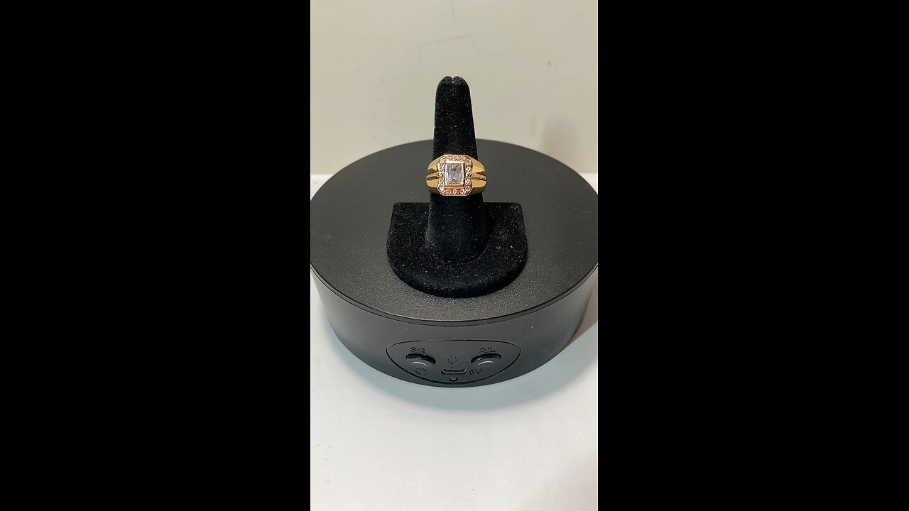 Mini-Vlog: Stop & Shop! Size 8 Rose-Gold-Toned Fashion Ring w/ Sparkling Clear Gemstones