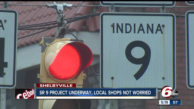 SR 9 project underway in Shelbyville, local businesses not worried of losing customers