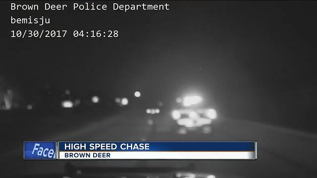 Battery thief leads Brown Deer police on high speed chase