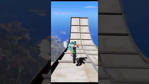 The Most INSANE Stunts On Mount Chiliad - GTA 5! #Shorts | TAFFY GAMING