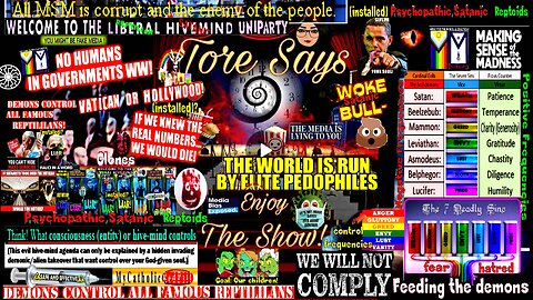 Enjoy The Show! Global Psyop Tore Says Documentary - CAA/CIA Propaganda, Mockingbird