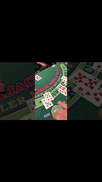 3,000 Hands At Play Blackjack! #casino #gambling #blackjack