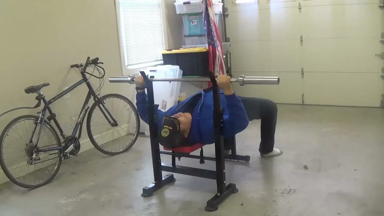 weight training winter 2022 free weights and bench press one set