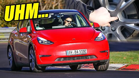 Tesla Model Y: Almost Lost a Wheel on the Nürburgring