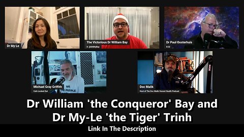 Dr William 'the Conqueror' Bay and Dr My-Le 'the Tiger' Trinh (Edited)