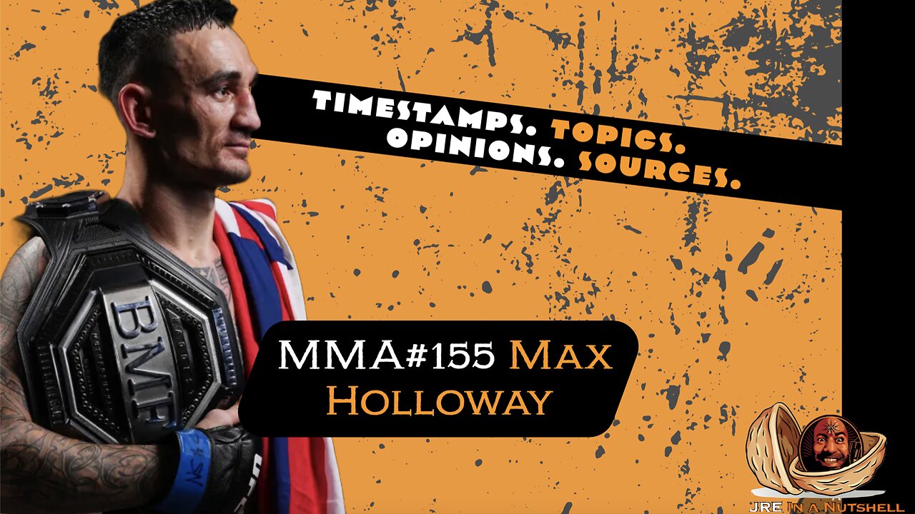 JRE MMA#155 Max Holloway. BEST KO OF ALL TIME!?