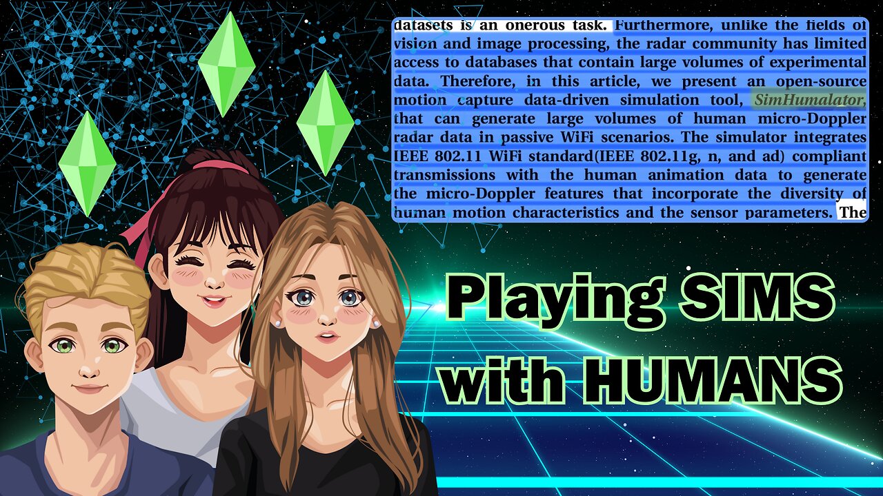 Playing SIMS with HUMANS