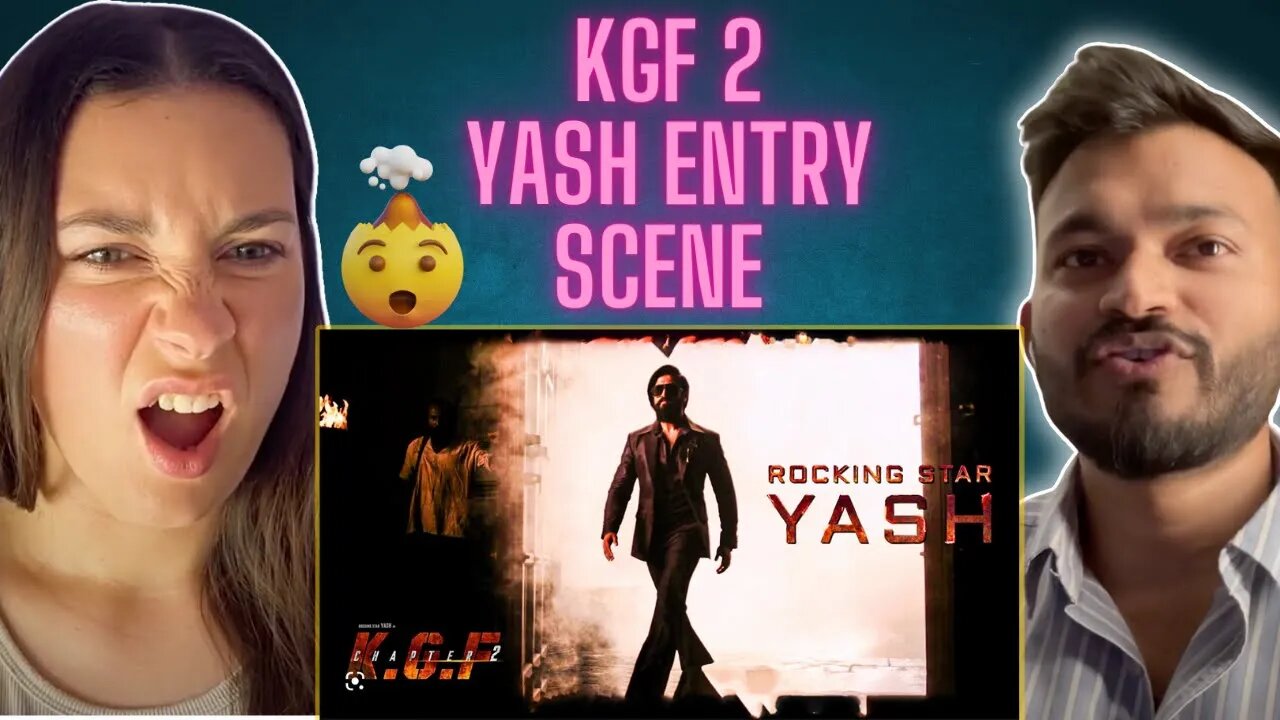 RUSSIAN GAL REACTS TO KGF 2 ENTRY SCENE | KGF 2 | Rocking Star Yash | Srinidhi Shetty