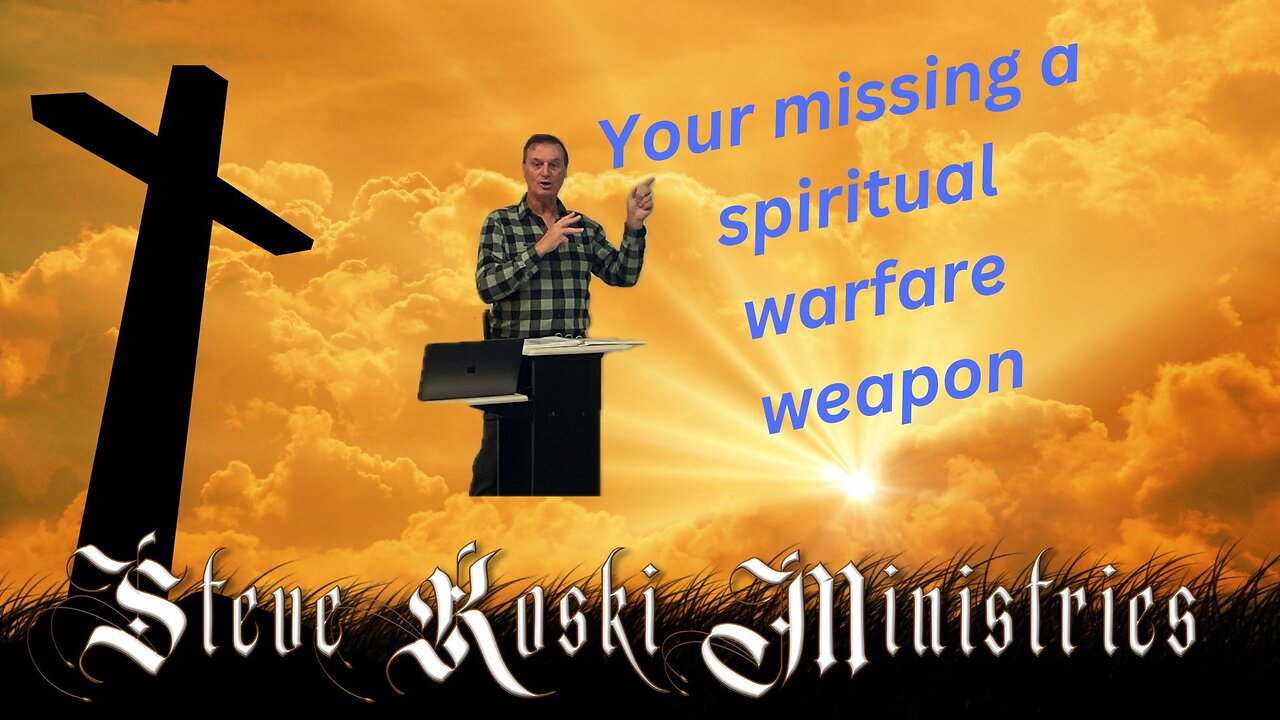 You are missing a spiritual weapon