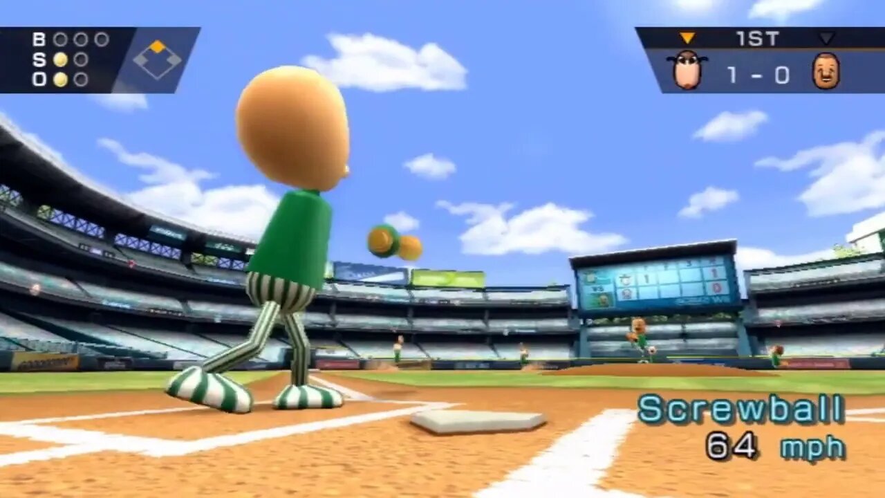 playing ~ wii ~ sports ~ baseball ~ until ~ the ~ biif ~ remotes ~ hit home runs