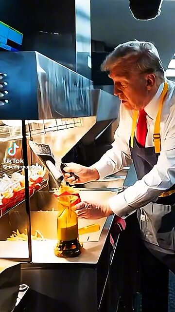 Boss Man As A Fry Cook