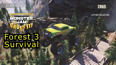 Monster Jam Crush It!: Hill Climb: Forest 3 Survival