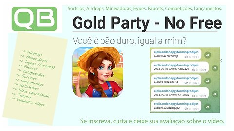 CanalQb - Jogos Online que pagam - Gold Farm - Modo de grátis