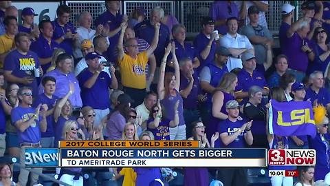 LSU baseball fans take over Omaha