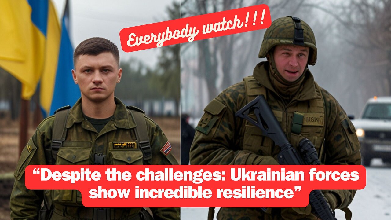 “Despite the challenges: Ukrainian forces show incredible resilience”