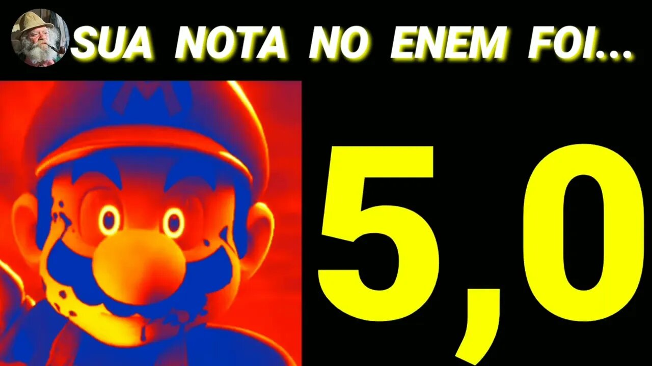 MARIO FICANDO PERTURBADO (SUA NOTA NO ENEM FOI...) #memesbr #srincrivelmemes @SR.VANDERLEI