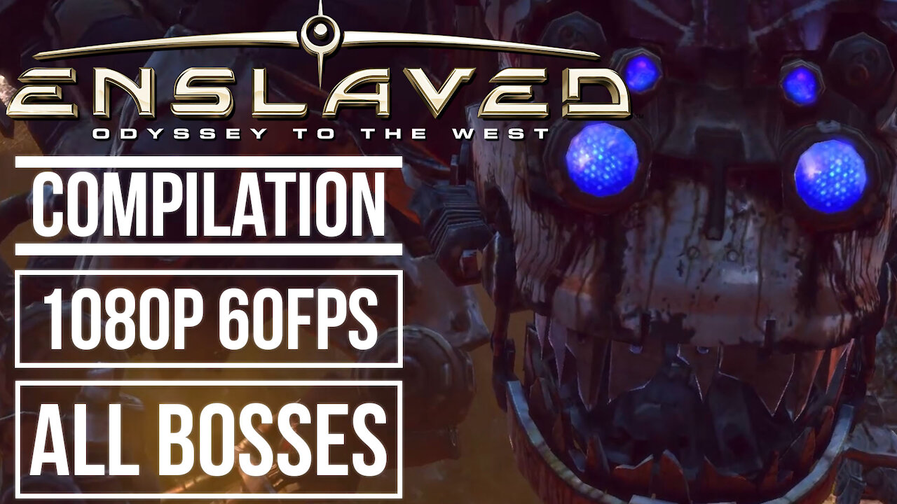 ENSLAVED ODYSSEY TO THE WEST ALL BOSSES [1080p HD]