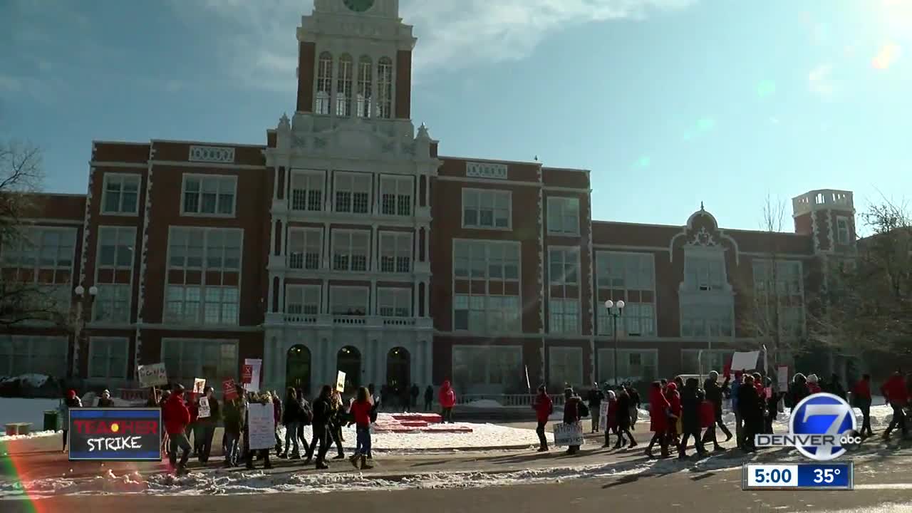 Denver teachers strike for better compensation