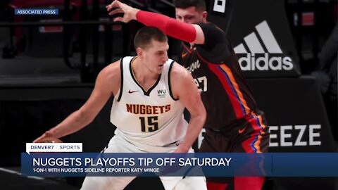 Nuggets playoff preview: 1-on-1 with sideline reporter Katy Winge