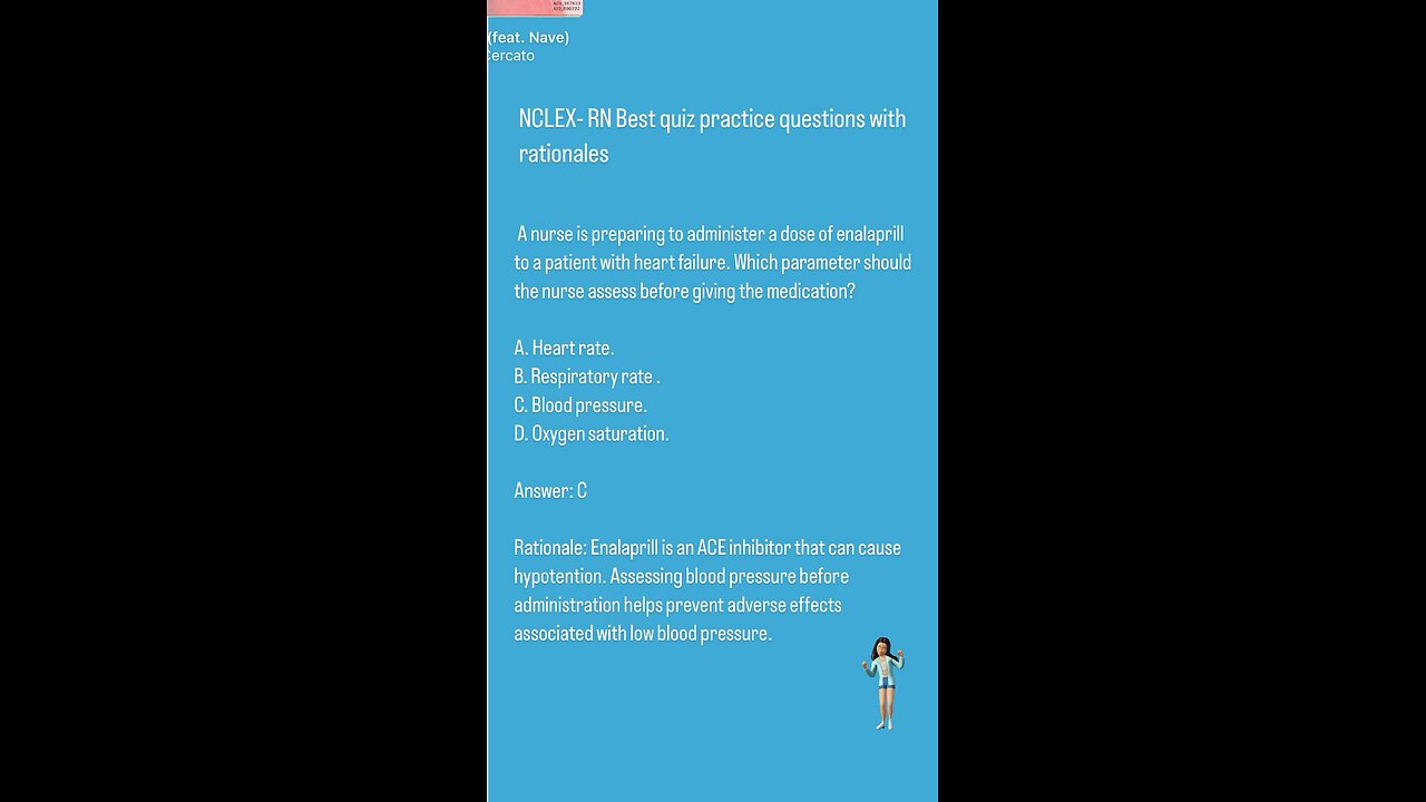 NCLEX-RN Best quiz practice questions with rationals (CVS)