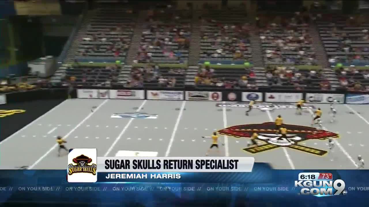 5' 5" returner helping Sugar Skulls Special Teams