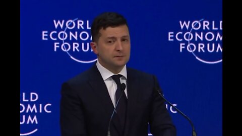 Le président ukrainien ZELENSKY auditionné par Klaus SCHWAB et félicité pour ses réformes (2020)