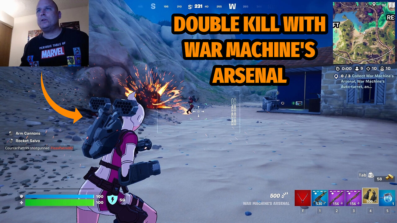 DOUBLE KILL WITH WAR MACHINE'S ARSENAL