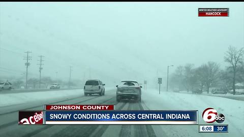 Folks in Johnson County are wondering where spring went with snow falling