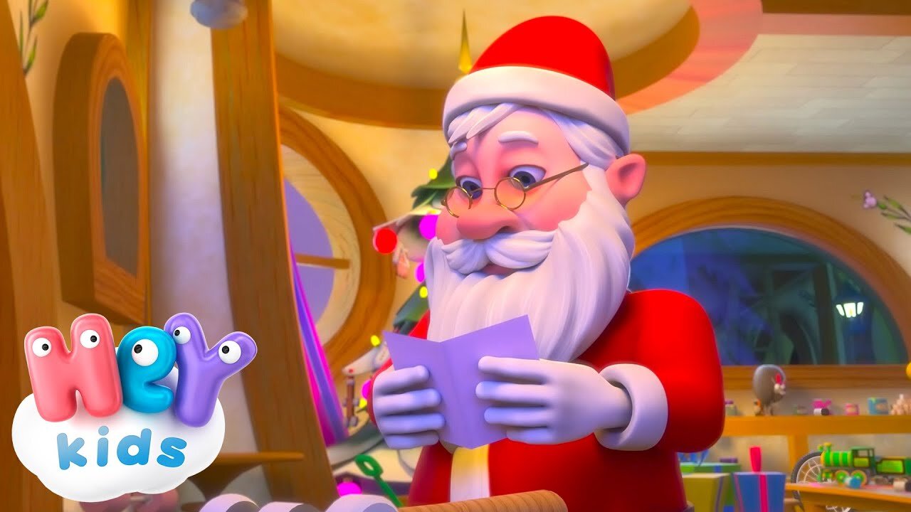 Letter to Santa 🎅✉️ Christmas song 🎄 - Santa Claus Cartoon for Kids - HeyKids Nursery Rhymes