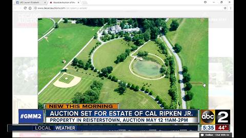 Auction set for estate of Cal Ripken Jr. in Reisterstown