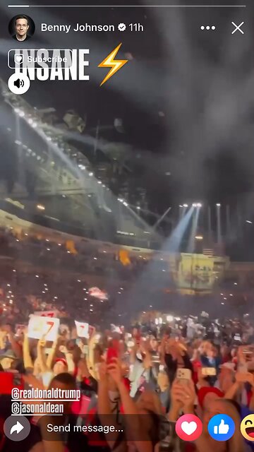 Trump rally ; Christ is King