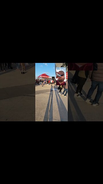 Drinking Red Bull at Red Bull Stadium!