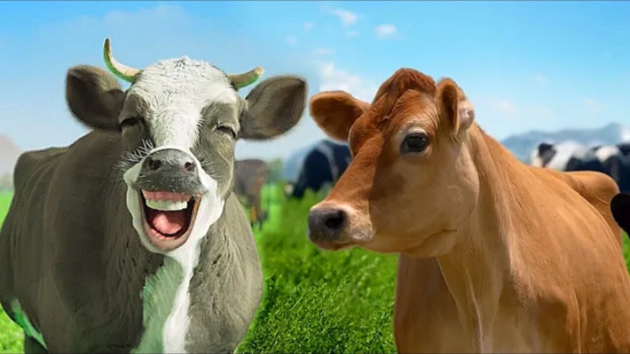 FUNNY COW DANCE 9 │ Cow Dance Song & Cow Videos 2024 Amazing Animals