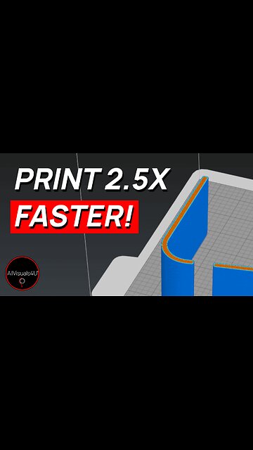 🚀 How To 3D Print FASTER - Speed Up 3D Prints - 3D Printing Speed - 3D Printing Time | #Shorts