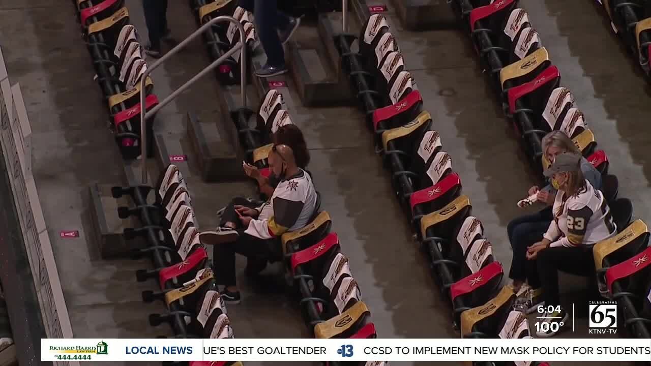 Vegas reopening means sports teams can pack arenas and stadiums with fans